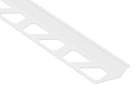 Schluter Finec F - MBW - Matt Brilliant White RAL 9003 Powder Coated Aluminium