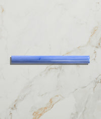 STUDIO Jamboree Handpainted Greek Blue Beading Handpainted Gloss Finish