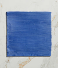 STUDIO Jamboree Handpainted Greek Blue Field Handpainted Gloss Finish