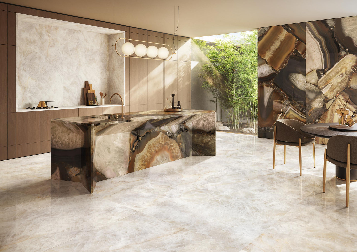 Marmi Crystal Ambra (Full Lappato)