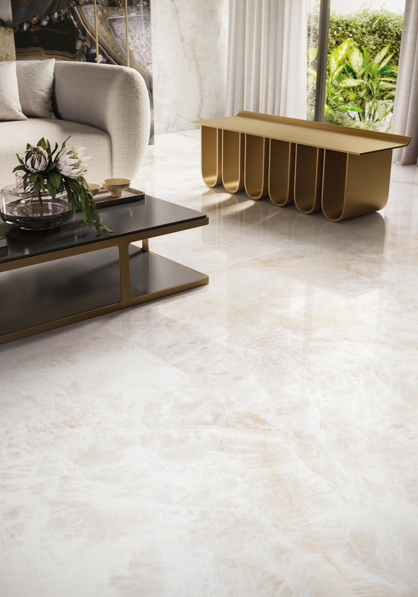 Marmi Crystal Ambra (Full Lappato)