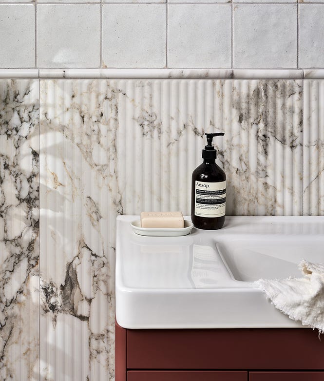Palm Springs Porcelain Italiana Fluted