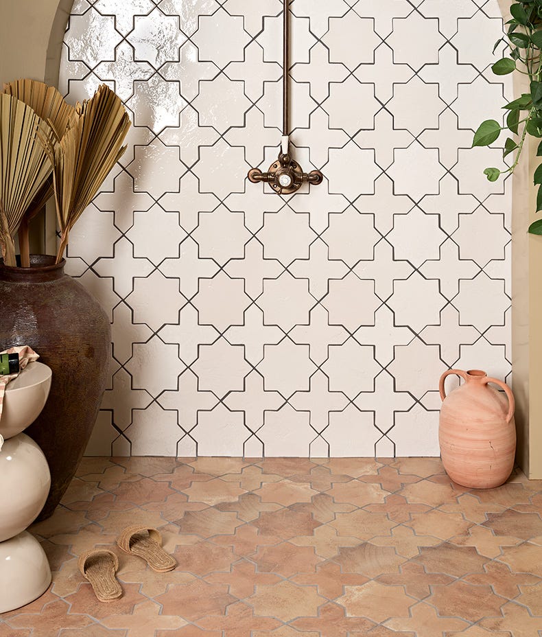 Fez Porcelain White Cross