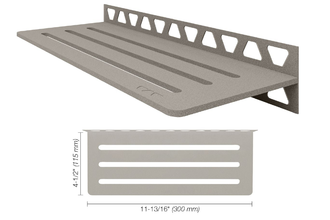 Schluter Shelf W S1 Wave Design