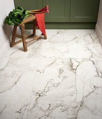 Sculpture Grande Carrara Brushed Finish