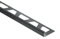 Schluter Jolly J - AGRB - Brushed Chrome Graphite Anodised Aluminium