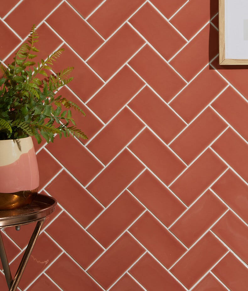 Tunstall Ceramic Brick Coral
