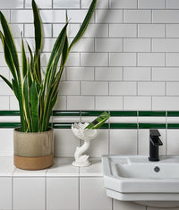 Victorian Style Cotton White Metro Gloss Finish