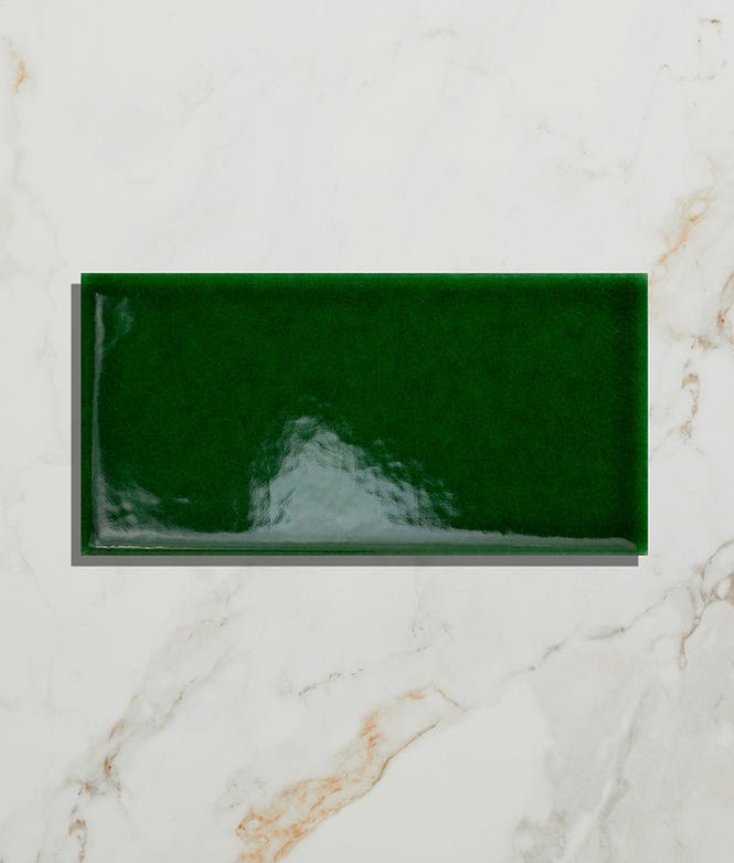 Victorian Style Olive Green Metro Glaze Crackle Glaze Finish