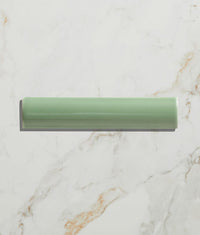 Victorian Style Cabbage Green Crackle Glaze Simple Beading