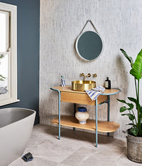 Long Island Marble Bamboo Mosaic Honed Finish