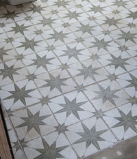Spitalfields Retro Star Sage Matt Finish