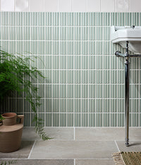 Tunstall Fluted Brick Fern Gloss Finish