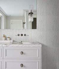 Zen Marble Reed Mosaic Honed Finish