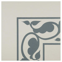 Moroccan External Corner Denim on Dover White