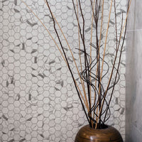 Torcello White Brickbond Recycled Glass