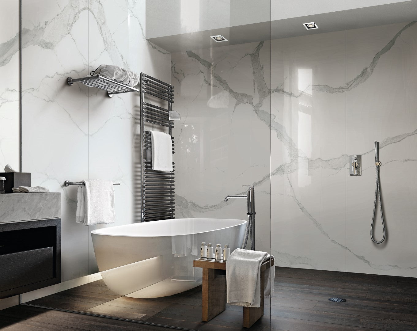 Magnifica Statuario Honed (Room Lot)